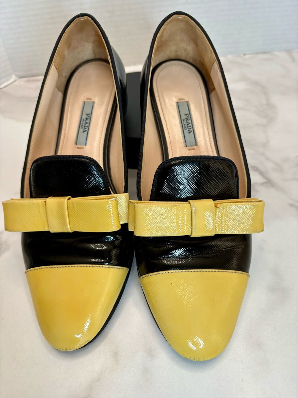 Prada Patent Leather Loafers size 38